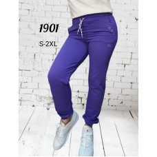 1901-2 * сині жіночі спортивні штани (турецька двонитка, 5 од. розміри норма: S. M. L. XL. 2XL) видача наступного дня