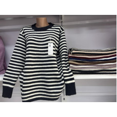 0071* мікс кольорів жіночий светр (10 од., розміри батал: XL-3XL) видача наступного дня