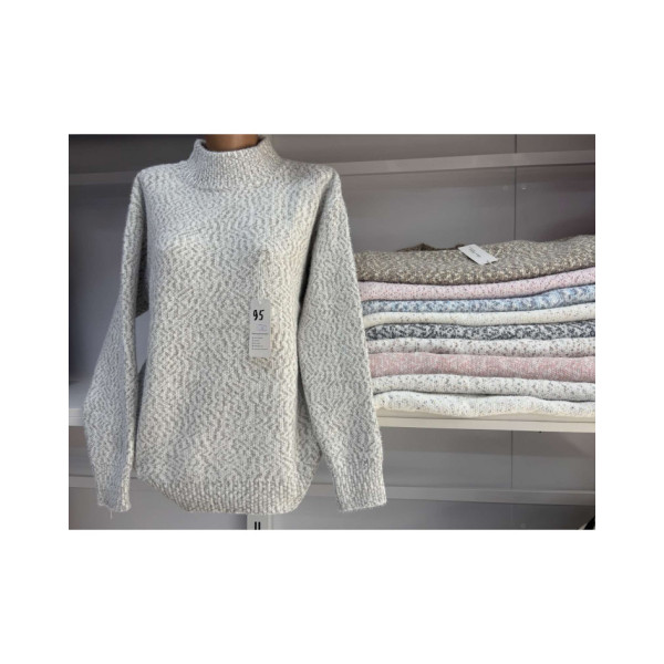 0095 * мікс кольорів жіночий светр (10 од., розміри батал: 56) видача наступного дня