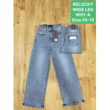 0101# сині підліткові джинси (6 од., розміри підліток: 10-15) видача наступного дня