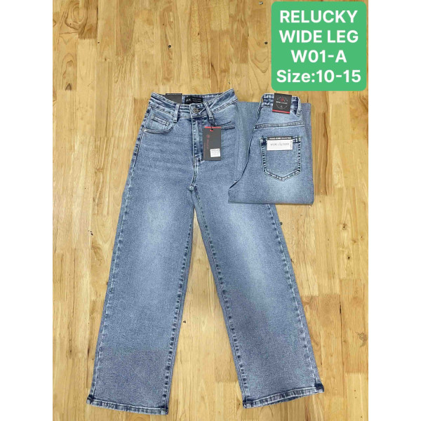 0101# сині підліткові джинси (6 од., розміри підліток: 10-15) видача наступного дня