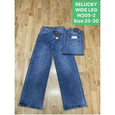 0205-2# блакитні жіночі джинси (Relucky, 6 од., розміри норма: 25-30) видача наступного дня
