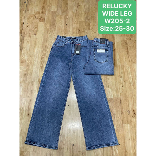 0205-2# блакитні жіночі джинси (Relucky, 6 од., розміри норма: 25-30) видача наступного дня