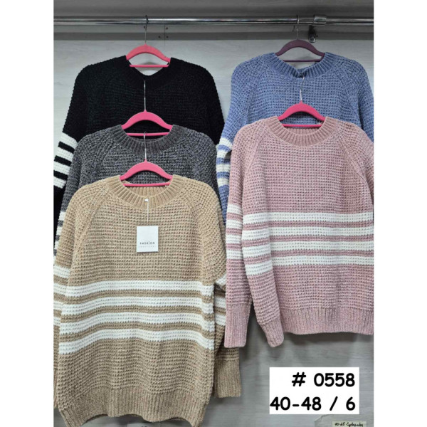 0558* мікс кольорів жіночий велюровий светр oversize (6 од., розміри норма: 40-48) видача наступного дня