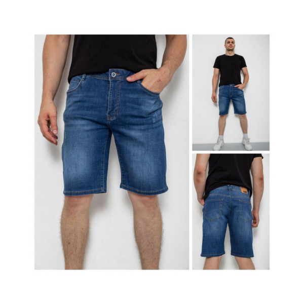 1181 сині чоловічі джинсові шорти (8 од. розміри напівбатал: 32-38) видача наступного дня