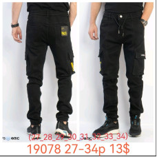 19078* чоловічі джинси на флісі (8 од., розміри норма: 27-34) видача наступного дня