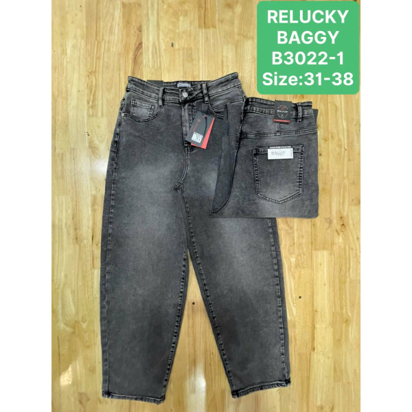 3022# сірі жіночі джинси баггі (6 од., розміри батал: 31-38) видача наступного дня