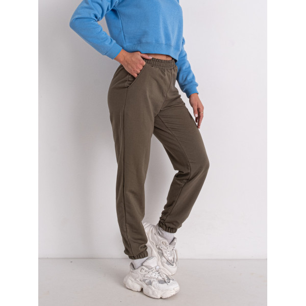 1305-75 хаки жіночі спортивні штани (4 од. розміри норма: S. M. L. XL)