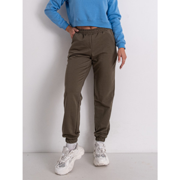 1305-75 хаки жіночі спортивні штани (4 од. розміри норма: S. M. L. XL)