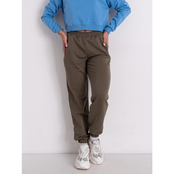 1305-75 хаки жіночі спортивні штани (4 од. розміри норма: S. M. L. XL)