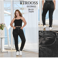6038* темно сірі жіночі джинси мом (6 од., розміри напівбатал: 28-33) видача наступного дня