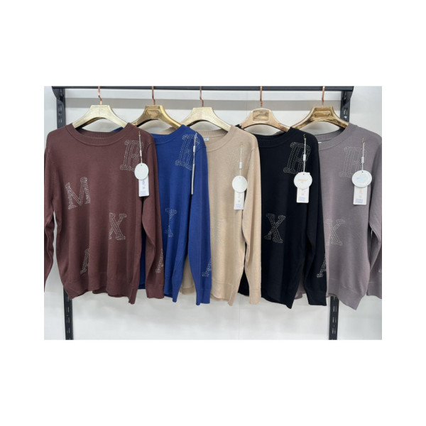 712699* мікс квітів жіночий кашеміровий светр (10 од., розміри батал: 52-54 універсальний) видача наступного дня