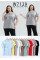 7129# микс цветов женская футболка Kiss Me (10 ед, размеры батал: 2XL-4XL) выдача на следующий день