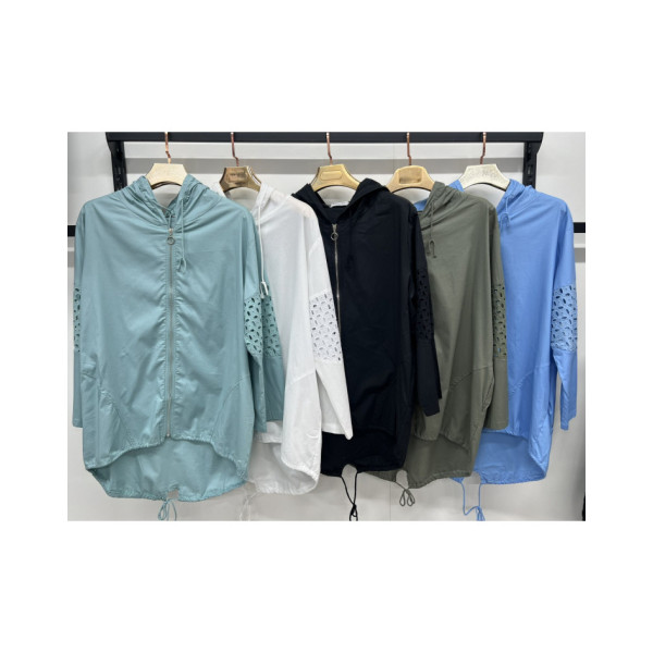 7703# выбор цвета женская ветровка (5 ед, размеры батал: 3XL-7XL) выдача на следующий день
