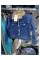 0055-1* синя жіноча джинсова куртка на хутрі (new jeans, 3 од., розміри норма: s. m. l) видача наступного дня