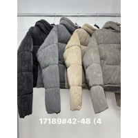 17189* вибір кольору жіноча куртка на синтепоні (4 од., розміри норма: 42-48) видача наступного дня