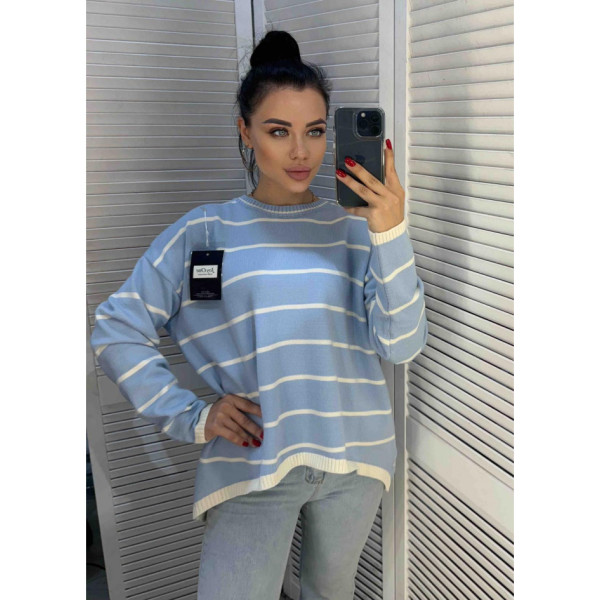 2407* мікс кольорів жіночий светр (6 од., розміри норма-напівбатал: M-XL універсальний) видача наступного дня