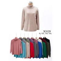 3129 мікс квітів жіночий светр (5 од., розміри напівбатал: xl-2xl)