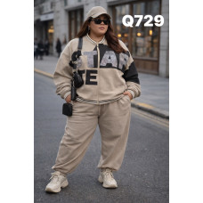 0729# мікс квітів жіночий костюм Kiss Me (трикотаж, кашемір, 10 од., розміри батал: 2XL-4XL) видача наступного дня