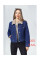 0055-1* синя жіноча джинсова куртка на хутрі (new jeans, 3 од., розміри норма: s. m. l) видача наступного дня