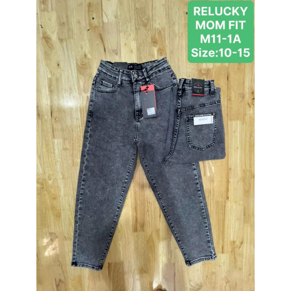 0011-1# серые детские джинсы relucky (стрейч-коттон, 6 ед, размеры детские: 10-15) выдача на следующий день Джинсы