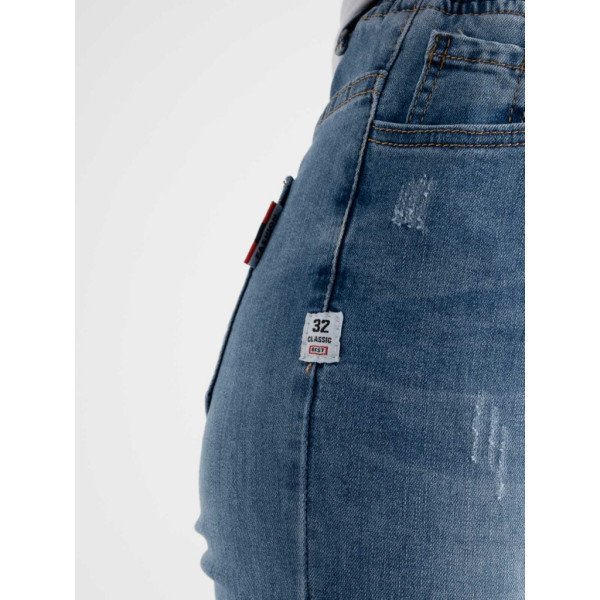 0668-2 / блакитні жіночі джинси (New Jeans, стрейчові, 2 од. розміри напівбатал: 29. 30) New Jeans