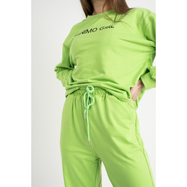 7807-4 / салатовый женский спортивный костюм (M&C, двунитка, 3ед. универсальный размер норма:S/М) Спортивный костюм