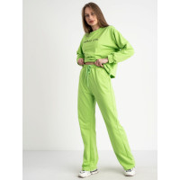 7807-4 / салатовый женский спортивный костюм (M&C, двунитка, 3ед. универсальный размер норма:S/М) Спортивный костюм