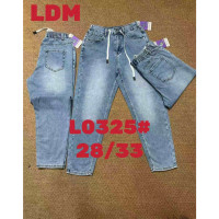 0325# голубые женские джинсы (LDM, 6 ед, размеры полубатал: 28-33) выдача на следующий день Джинсы