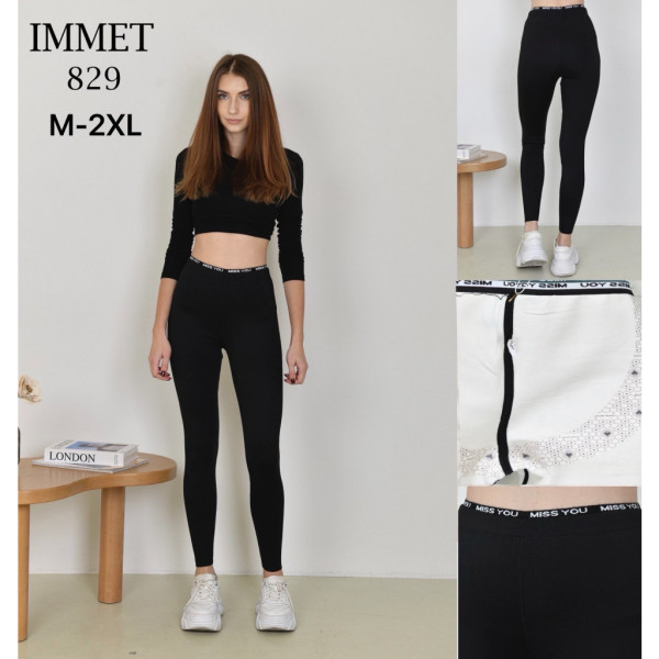 Жіночі кашемірові лосини Immet чорні (1164850)