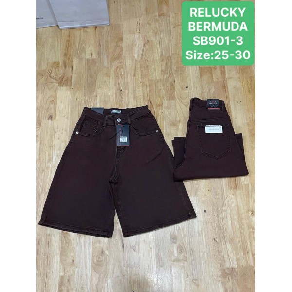 0901# черные женские джинсовые шорты (Relucky, 6 ед, размеры норма: 25-30) выдача на следующий день Relucky