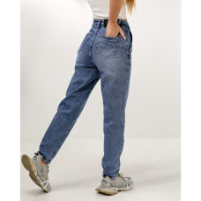 9000-4 голубые женские джинсы (стрейч-коттон, 4ед. размеры норма: 26, 28, 29, 30) Джинсы