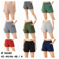 06680# выбор цвета женские шорты (трикотаж, 4 ед, размеры норма: 42-44/46-48) выдача на следующий день Шорты