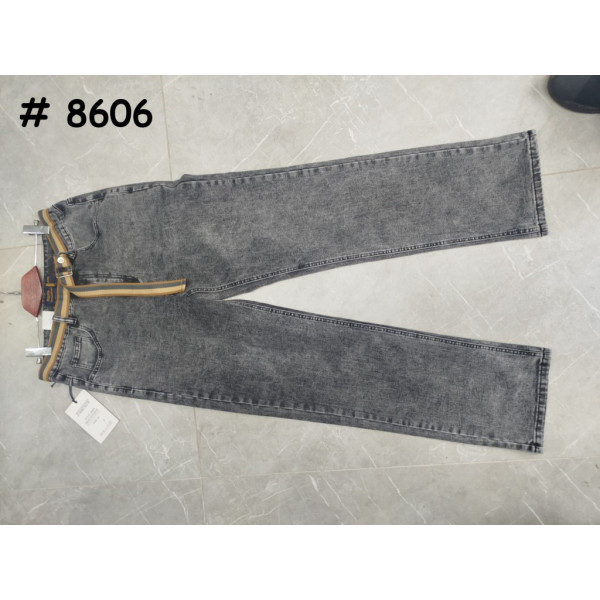 8606# серые мужские джинсы (стрейч-коттон, 8 ед, размеры норма: 29-38) выдача на следующий день Джинсы