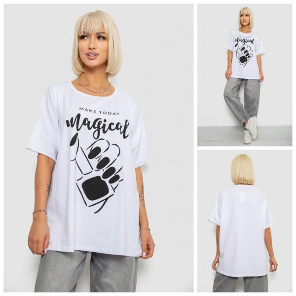 6605# выбор цвета женская футболка (4 ед, размеры батал: 2XL-4XL) выдача на следующий день Футболка