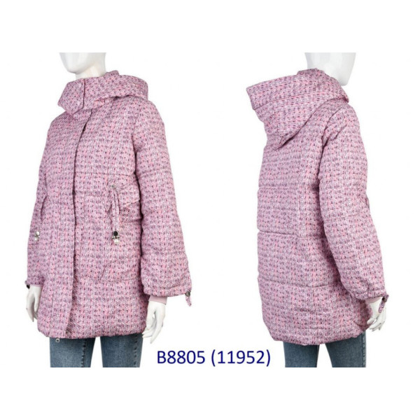 8805* выбор цвета женская куртка на синтепоне (5 ед, размеры норма: M-L-XL) выдача на следующий день Куртка