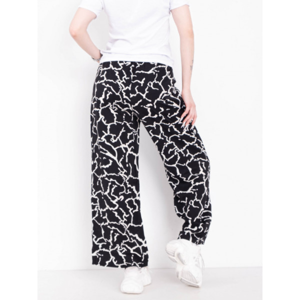 0776-12* черные женские штаны (4 ед. размеры на бирках: XL-4XL, соответствуют норме: S-XL) выдача на следующий день Спортивные штаны