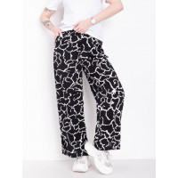 0776-12* черные женские штаны (4 ед. размеры на бирках: XL-4XL, соответствуют норме: S-XL) выдача на следующий день Спортивные штаны