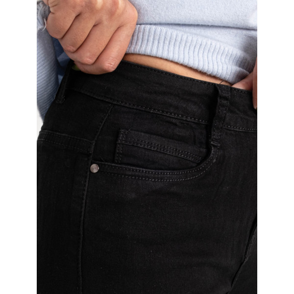 2050-7 / черные женские джинсы (VINDASION, стрейчевые, 7 ед. размеры батал: 32. 32. 32. 32. 34. 42, 42) Джинсы