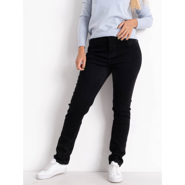 2050-7 / черные женские джинсы (VINDASION, стрейчевые, 7 ед. размеры батал: 32. 32. 32. 32. 34. 42, 42) Джинсы