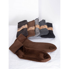 0808 микс расцветок мужские термо носки (на меху, 10 ед. один универсальный размер: 41-46) Sdiya