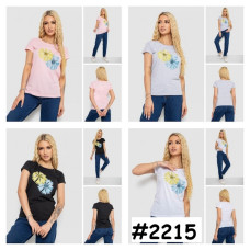 2215# выбор цвета женская футболка (3 ед, размеры норма: S, M, L) выдача на следующий день Футболка