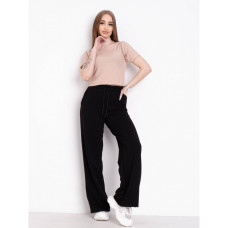 0028-13 черные женские спортивные штаны (5'TH AVENUE, турецкая двунитка, 3 ед. размеры норма: 44. 46. 48) 5`th Avenue