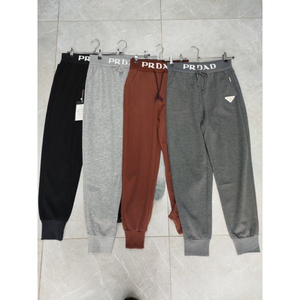 1708# черные женские спортивные штаны (двунитка, 5 ед, размеры норма: S-2XL) выдача на следующий день Спортивные штаны