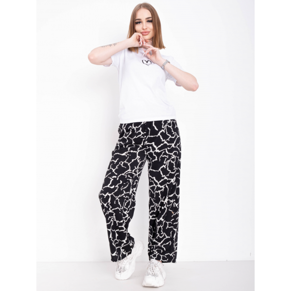 0776-12* черные женские штаны (4 ед. размеры на бирках: XL-4XL, соответствуют норме: S-XL) выдача на следующий день Спортивные штаны