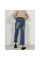 7018-5 голубые женские джинсы с камнями (New Jeans, укороченые, стрейчевые, 5 ед, размеры норма:26. 27. 29. 30, 31) Джинсы