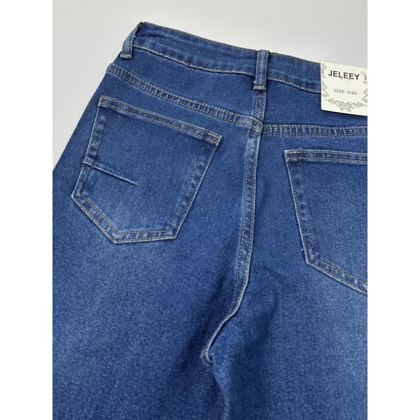 7003# сині жіночі стрейчові джинсові капрі New Jeans (6 од., розміри норма: 25-30) видача наступного дня New Jeans