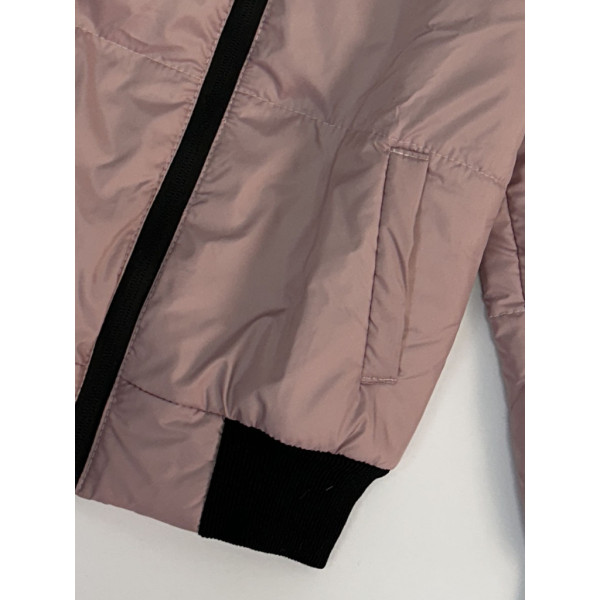 0497-23 рожева підліткова куртка (5'TH AVENUE, синтепон, 3 од. розміри підліток: 36, 38, 40) 5`th Avenue