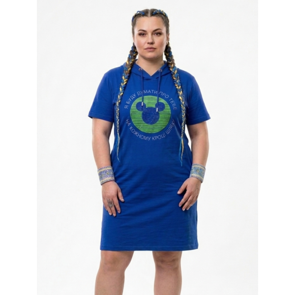 0802-3 микс расцветок женская туника с камнями (Nana. капюшон, карманы, 8 ед. универсальный полубатальный размер: 48-52) Nana