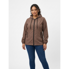 0299-9 коричневая женская ветровка (5'TH AVENUE, плащовка, копюшон, с карманами, 3 ед. размеры полубатал: 48. 50. 52) 5`th Avenue